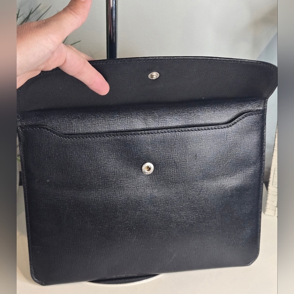 Germaine Guerin Vintage Made In Italy Leather Clutch - Picture 3 of 9